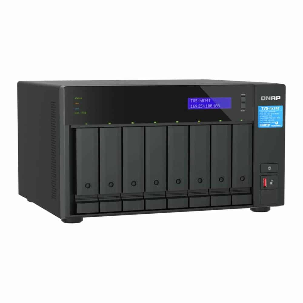 (image for) QNAP 8 Bay TVS-h874T i7 Desktop NAS Enclosure